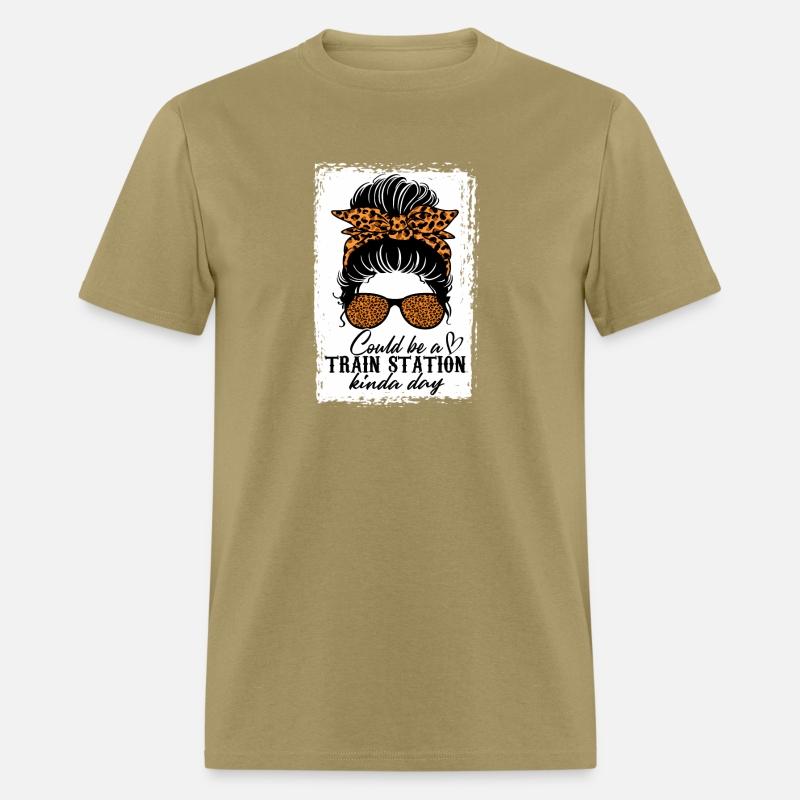 Could Be A Train Station Kinda Day Messy Bun