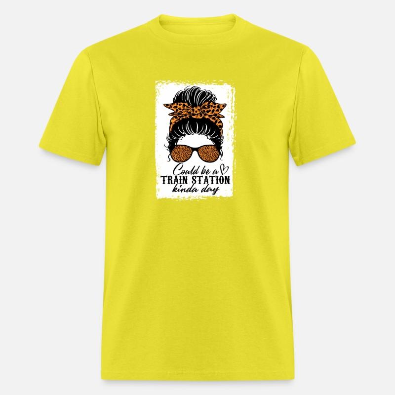 Could Be A Train Station Kinda Day Messy Bun