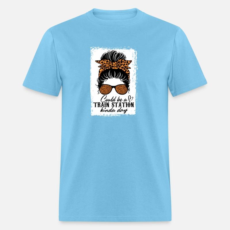 Could Be A Train Station Kinda Day Messy Bun