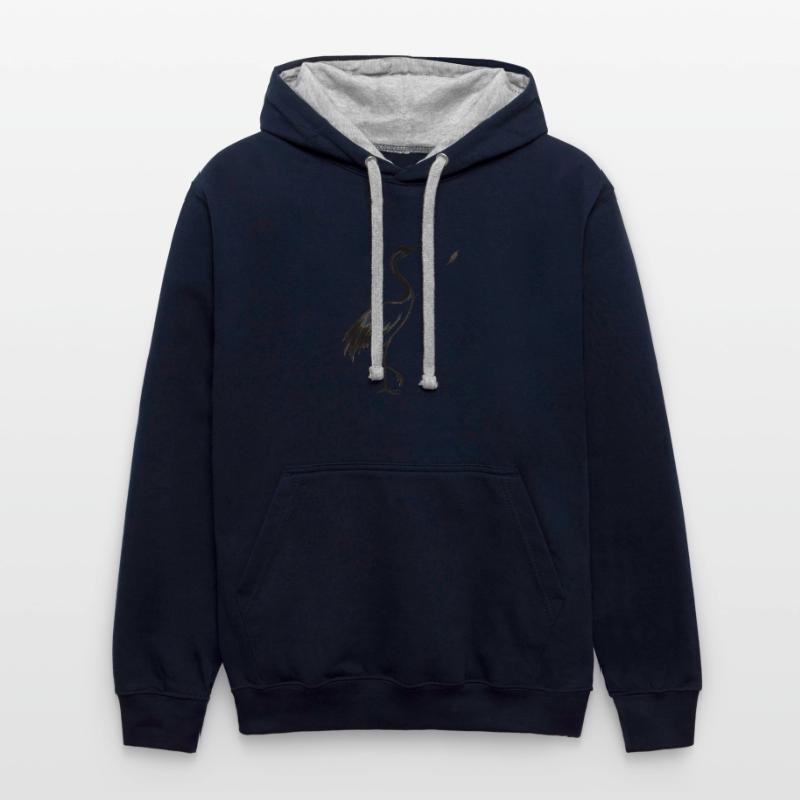 Crane & Petal – Minimalist Ink Bird Design