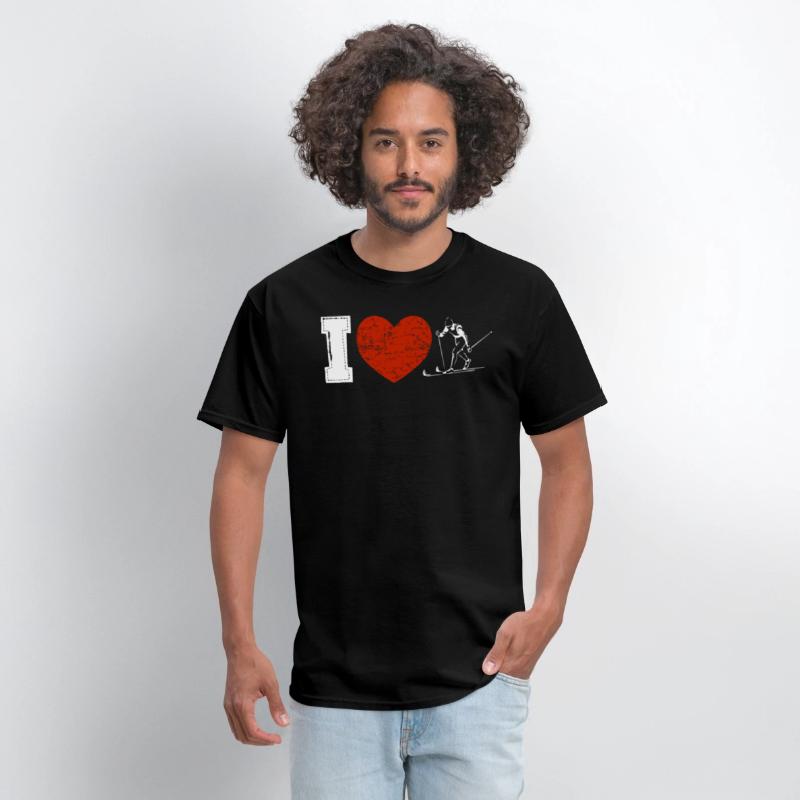 Cross Skiing I Love Skiing XC Skier Ski Vacation