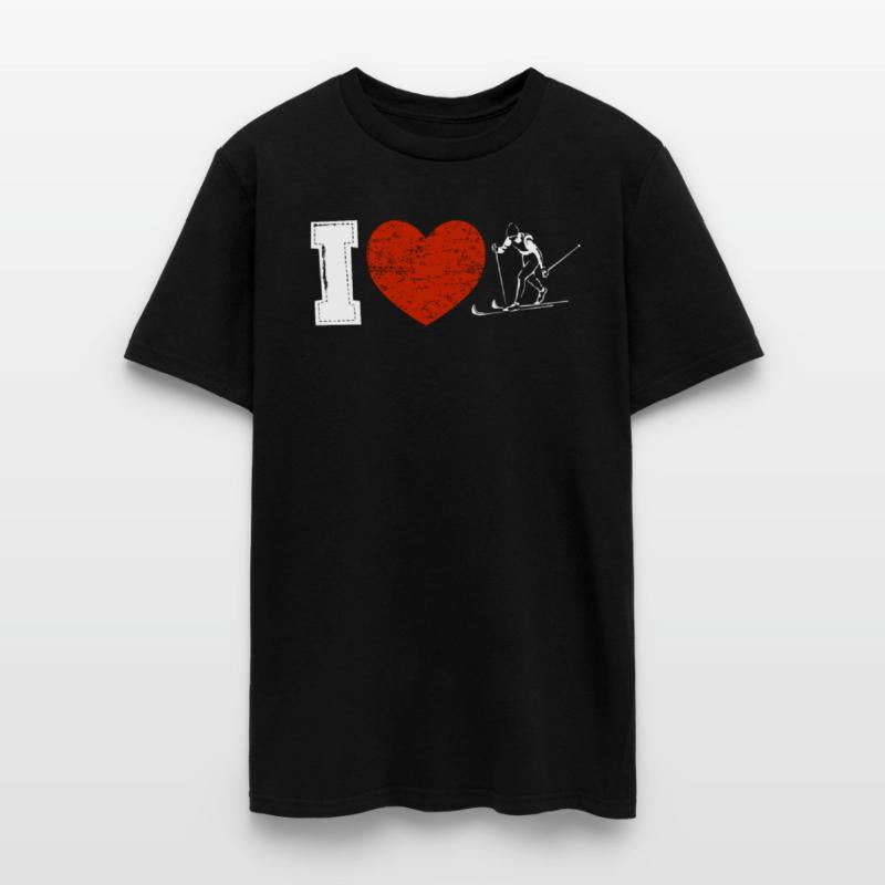 Cross Skiing I Love Skiing XC Skier Ski Vacation