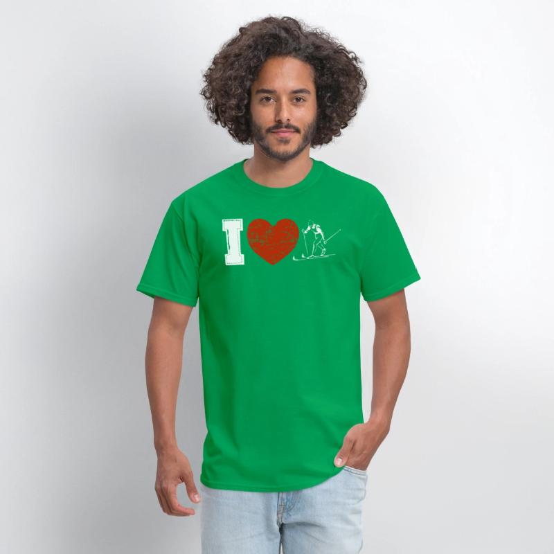 Cross Skiing I Love Skiing XC Skier Ski Vacation