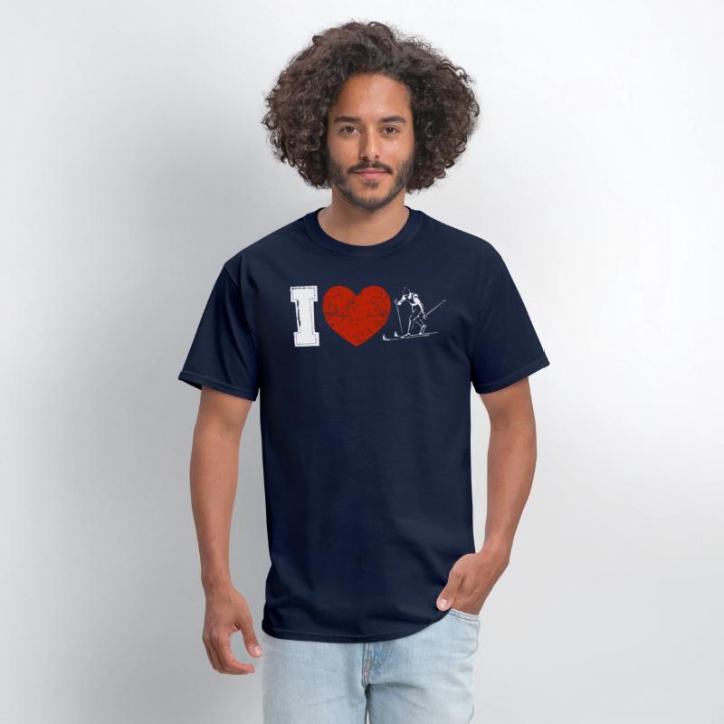 Cross Skiing I Love Skiing XC Skier Ski Vacation