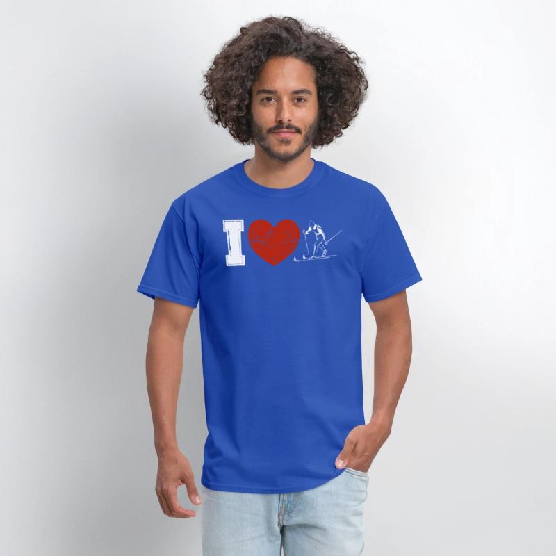 Cross Skiing I Love Skiing XC Skier Ski Vacation