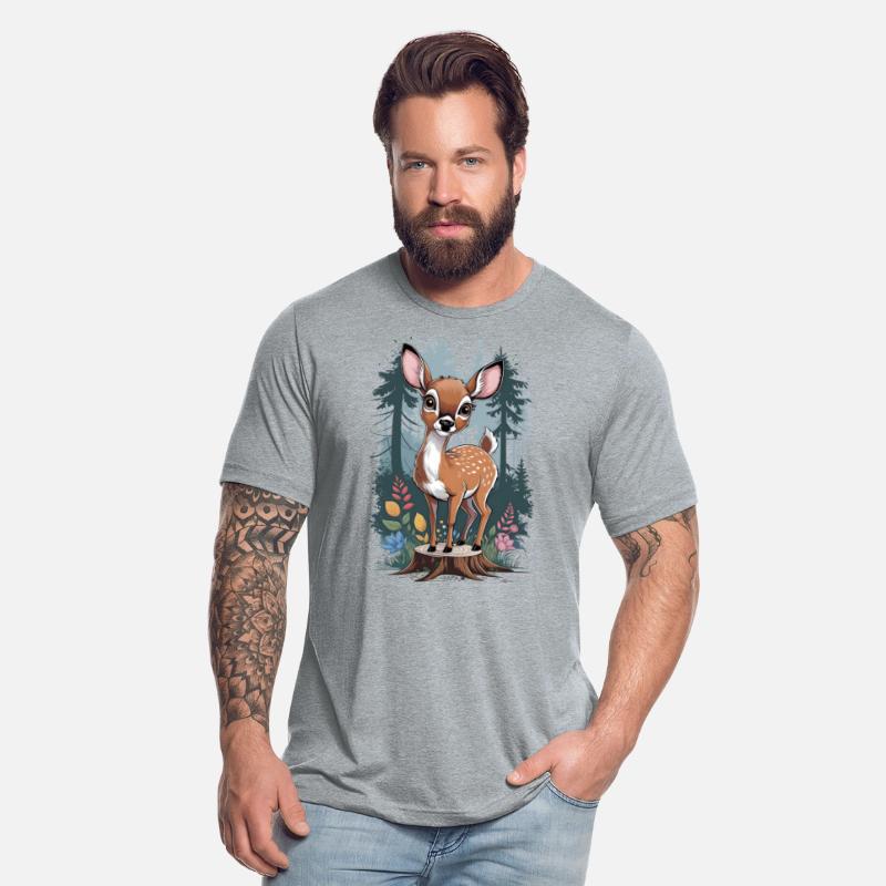 Cute baby deer in the forest 2