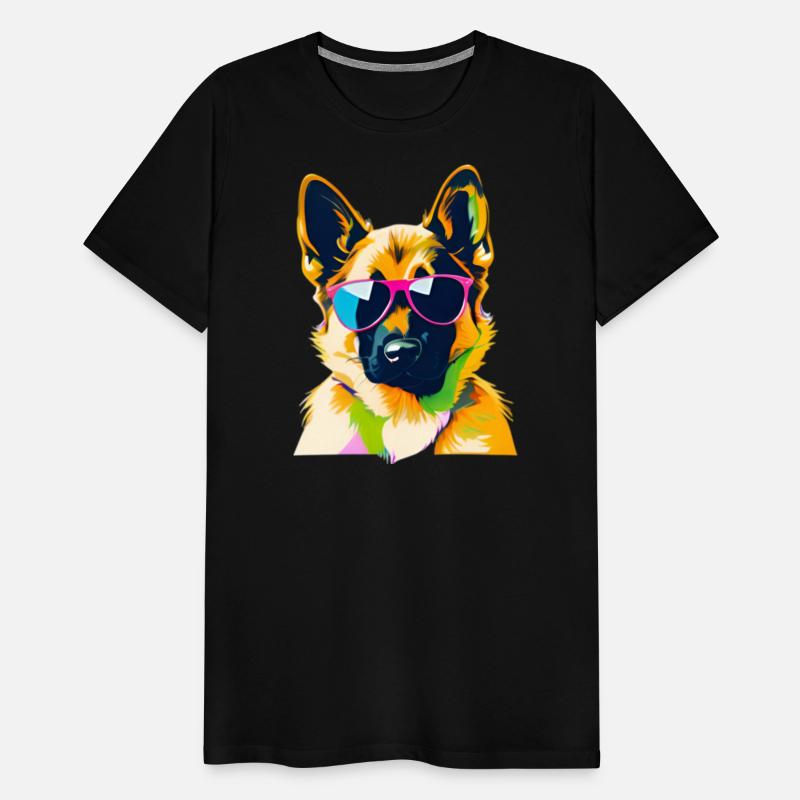 Cute German Shepherd Pop Art Design