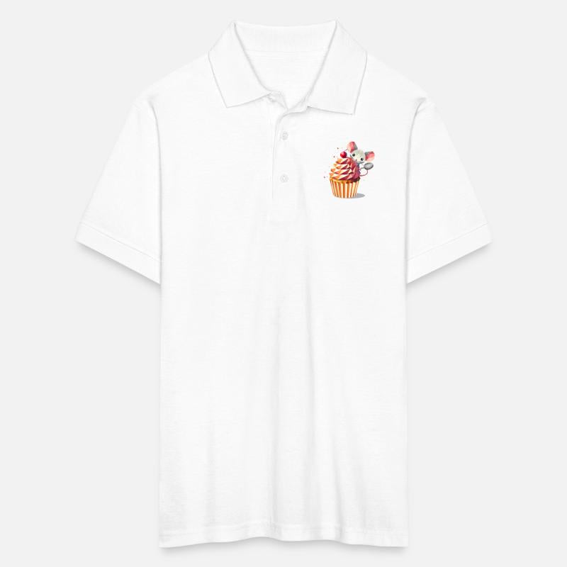 Cute Mouse with Cupcake