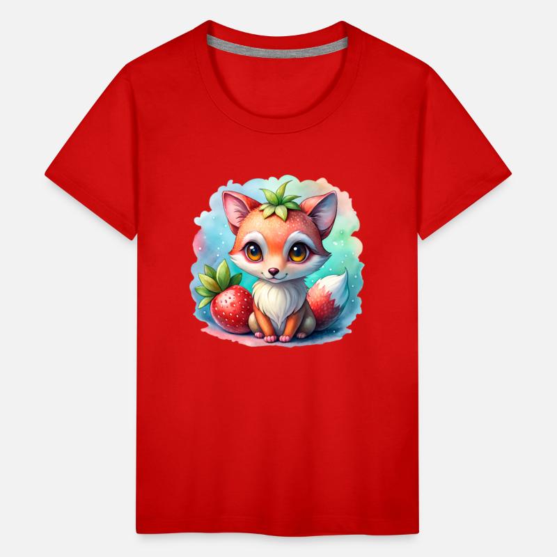 Cute Strawberry Chibi Fox