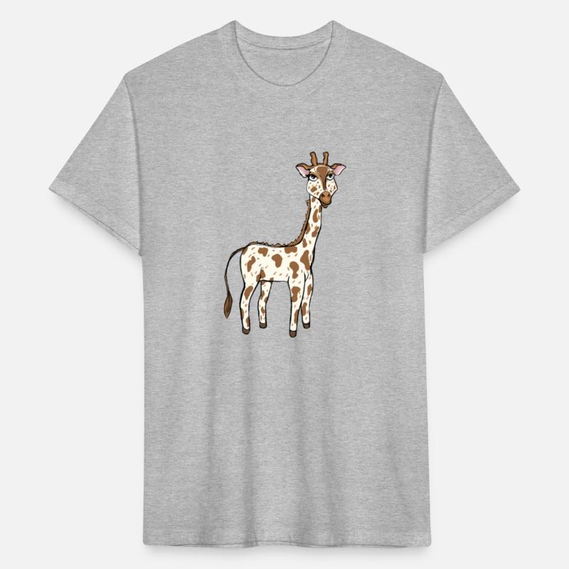 cute tall giraffe living the high life and smiling