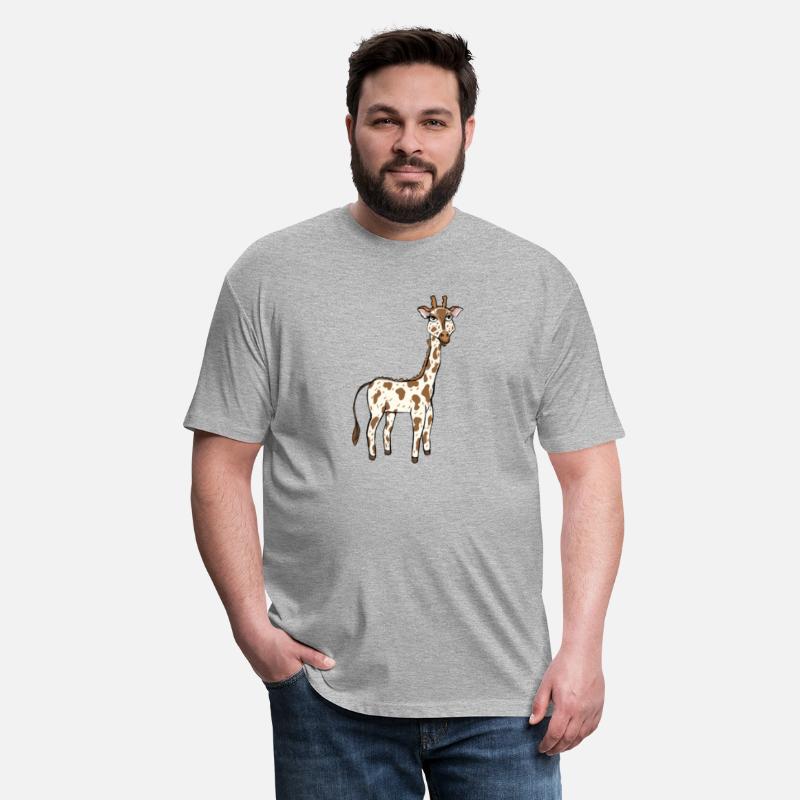 cute tall giraffe living the high life and smiling