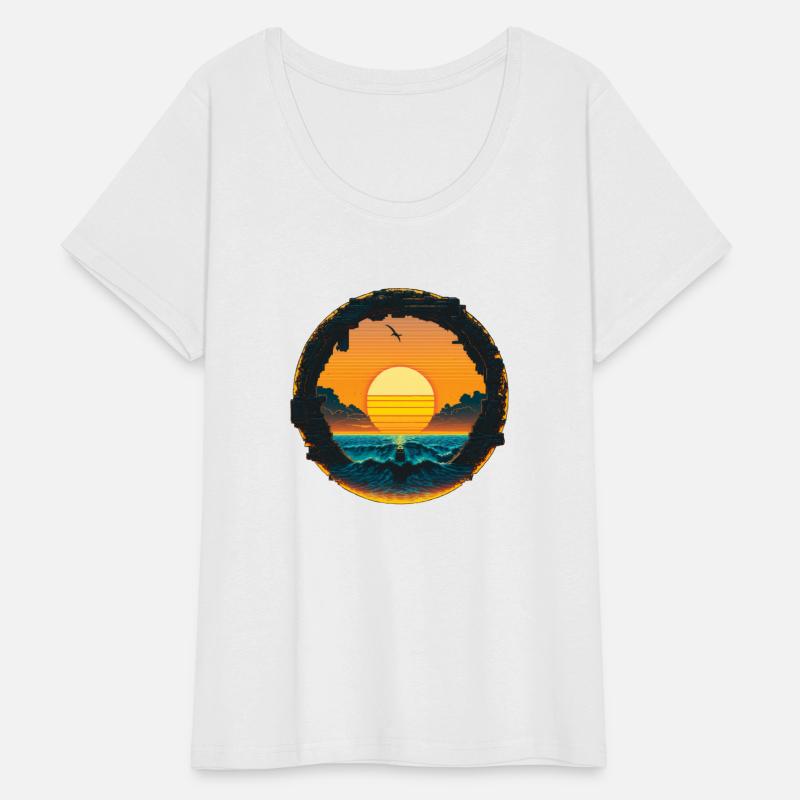 Cyberpunk Sunset Pixel