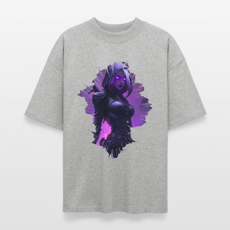 Dark Elf Warrior With A Purple Look