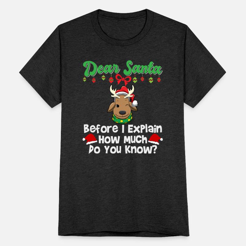 Dear Santa Before I Explain How Much Do You Know
