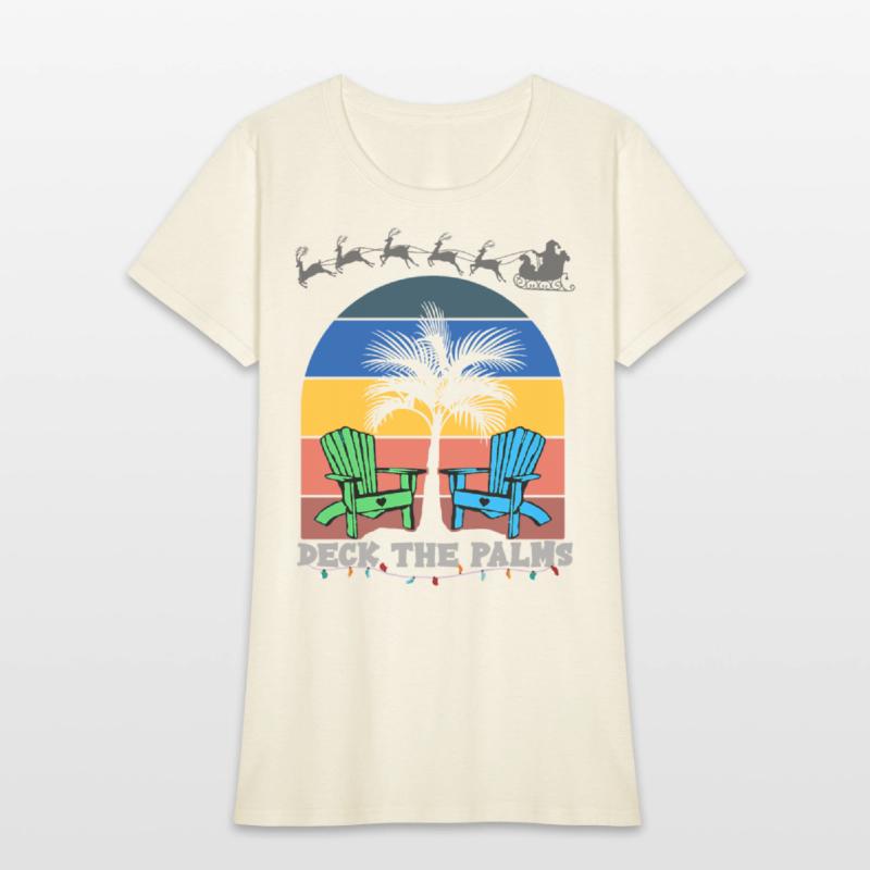 Deck The Palms Hawaii Beach Summer Holiday