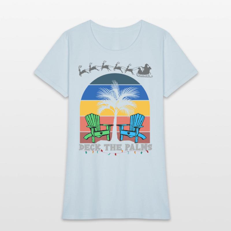 Deck The Palms Hawaii Beach Summer Holiday