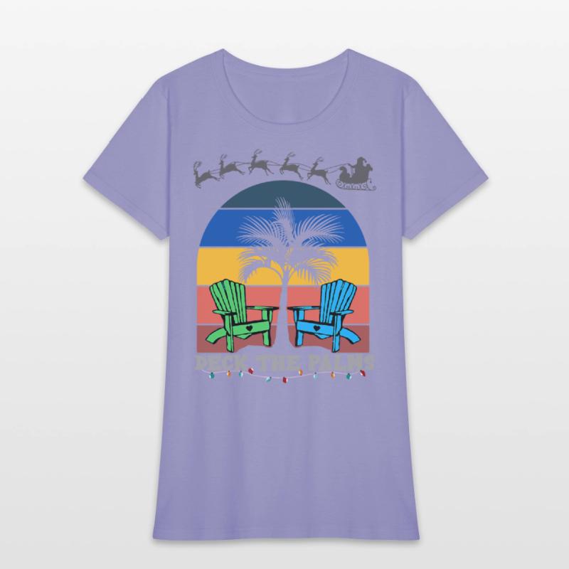 Deck The Palms Hawaii Beach Summer Holiday