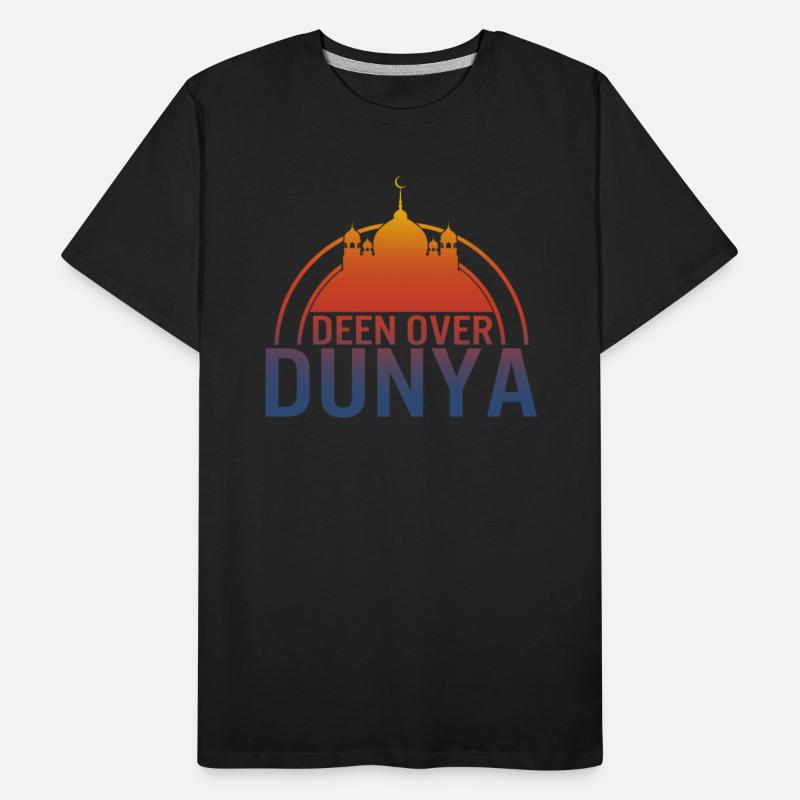 Deen Over Dunya Shirt, Muslim Mosque Praying Gift