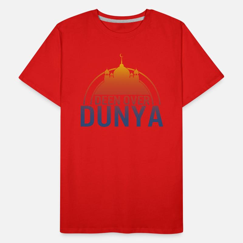 Deen Over Dunya Shirt, Muslim Mosque Praying Gift