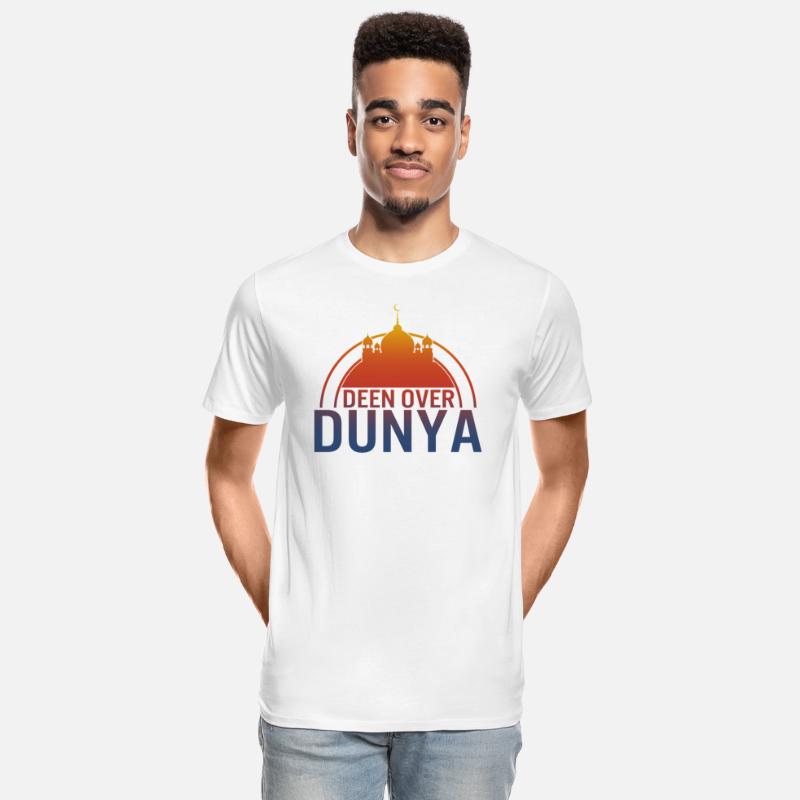 Deen Over Dunya Shirt, Muslim Mosque Praying Gift