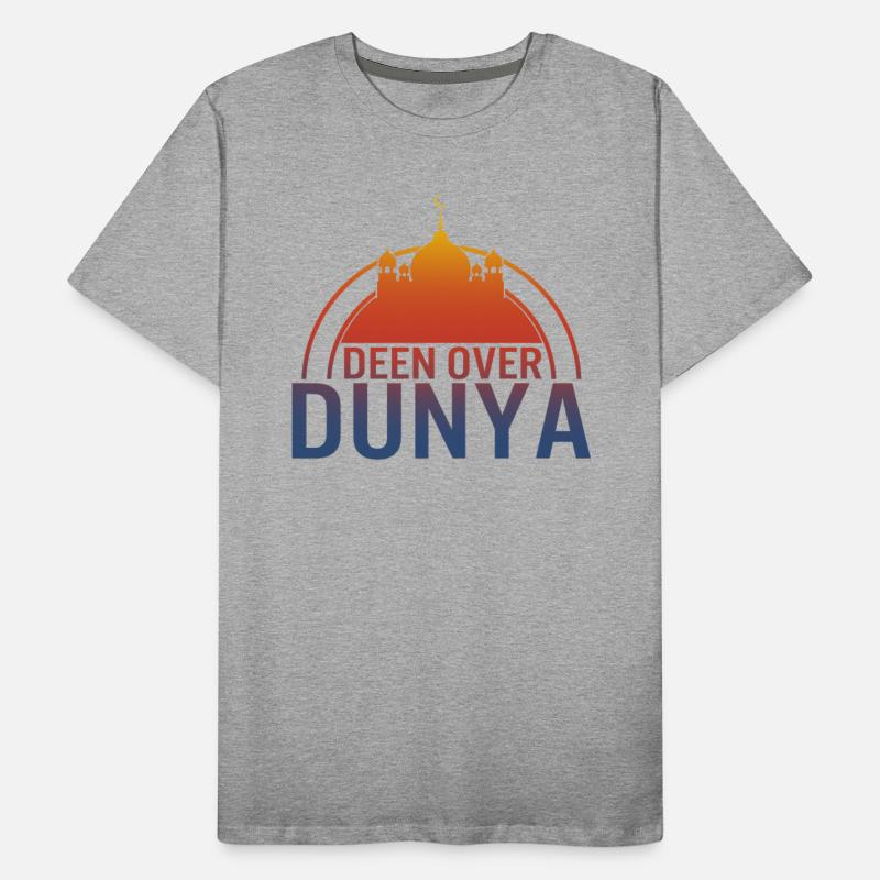 Deen Over Dunya Shirt, Muslim Mosque Praying Gift