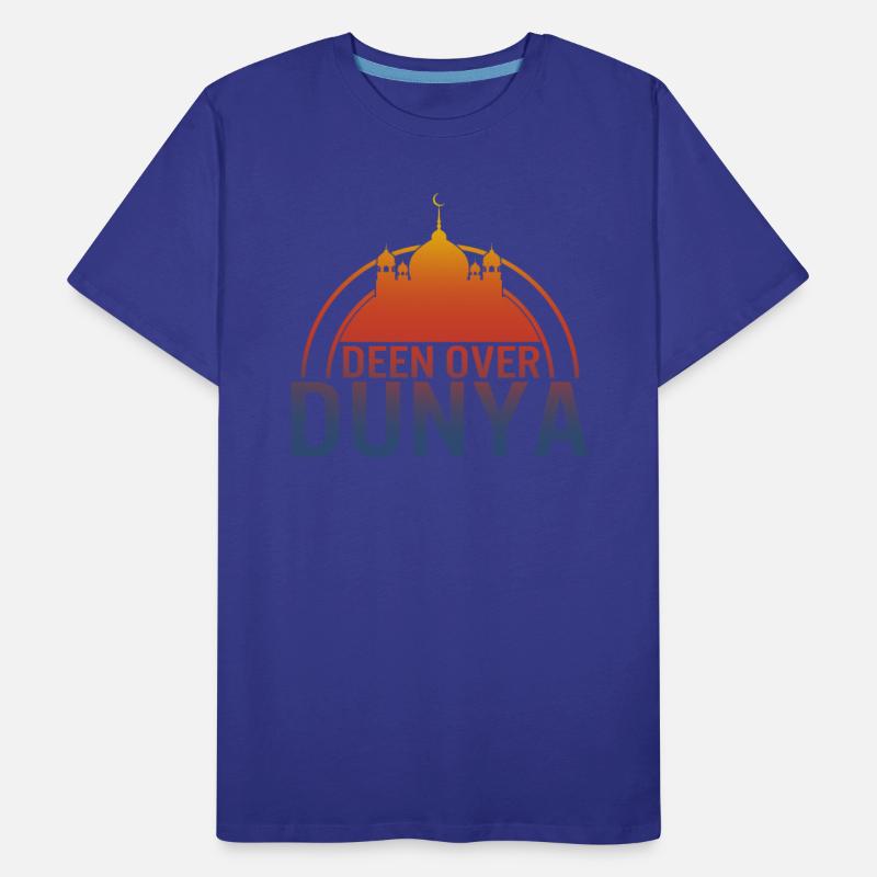 Deen Over Dunya Shirt, Muslim Mosque Praying Gift