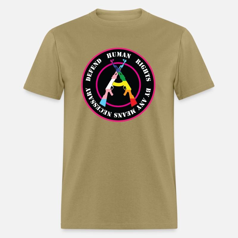 Defend Human Rights w Gay amp Trans Flag Colors