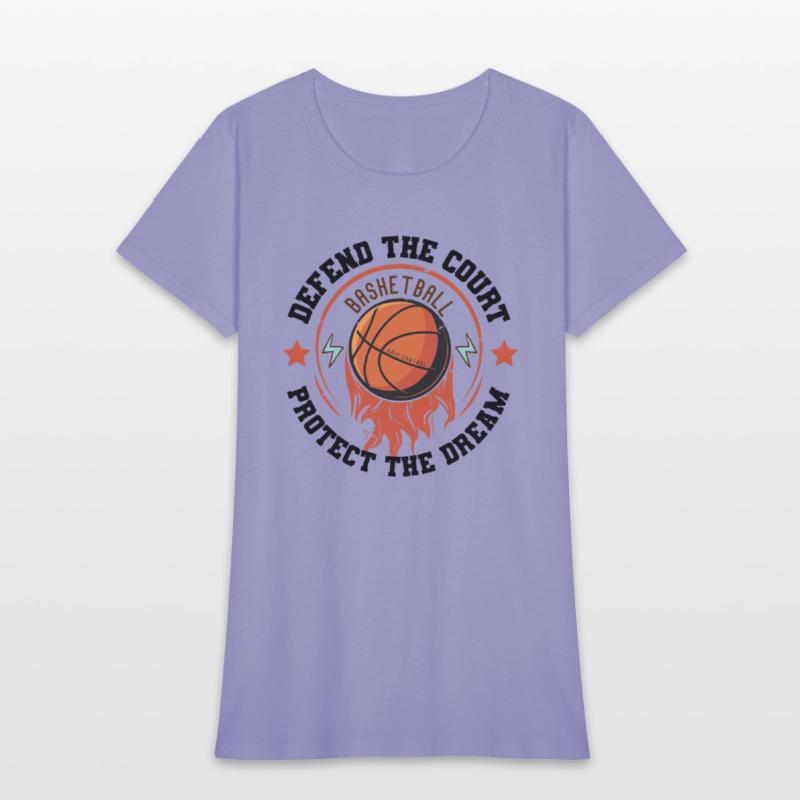 Defend The Court Basketball Design