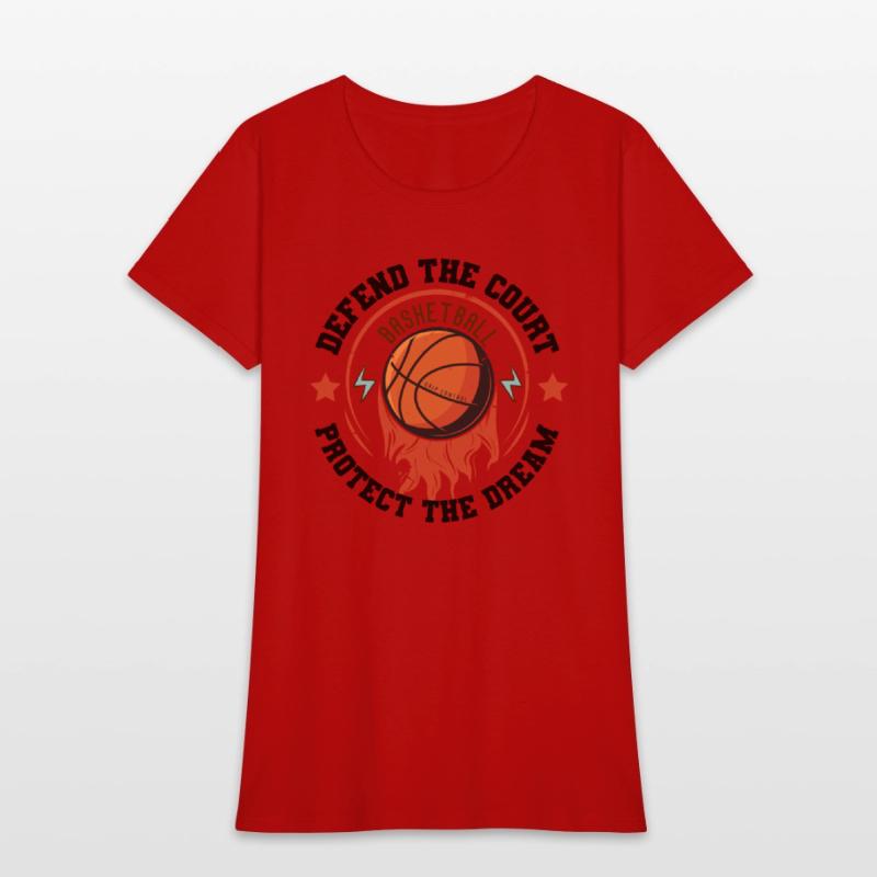 Defend The Court Basketball Design