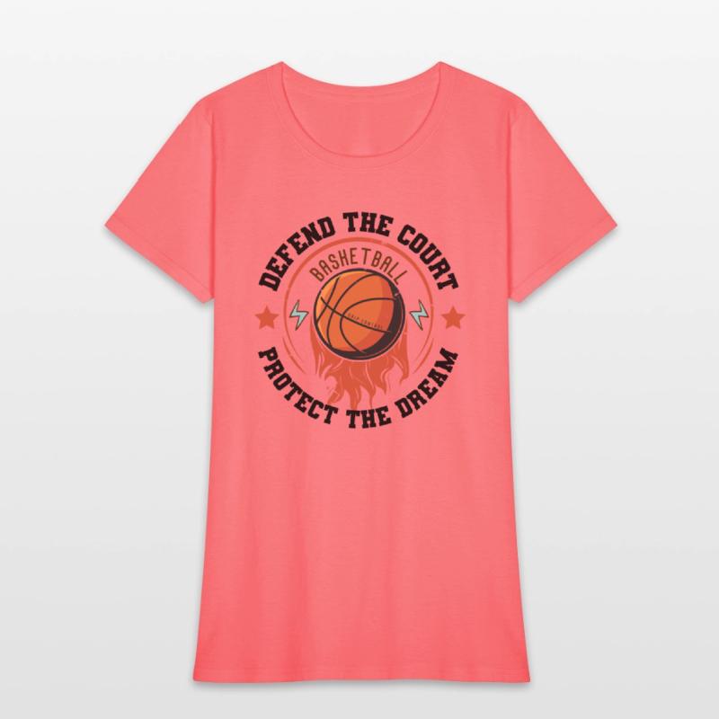 Defend The Court Basketball Design