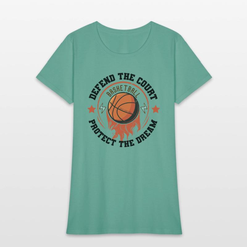 Defend The Court Basketball Design
