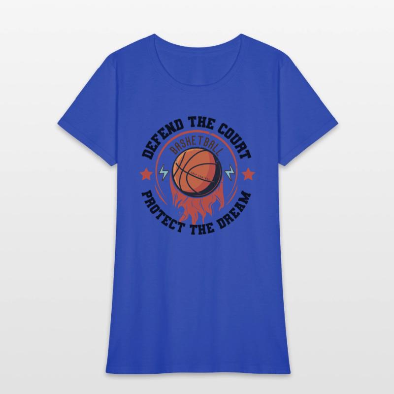 Defend The Court Basketball Design