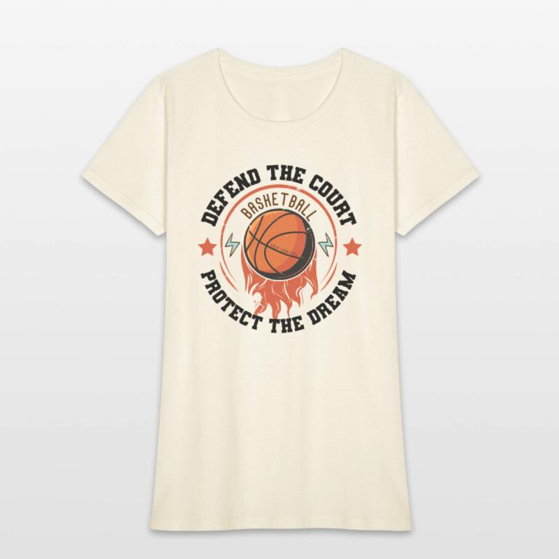 Defend The Court Basketball Design