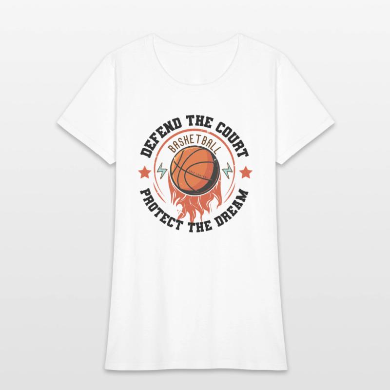 Defend The Court Basketball Design