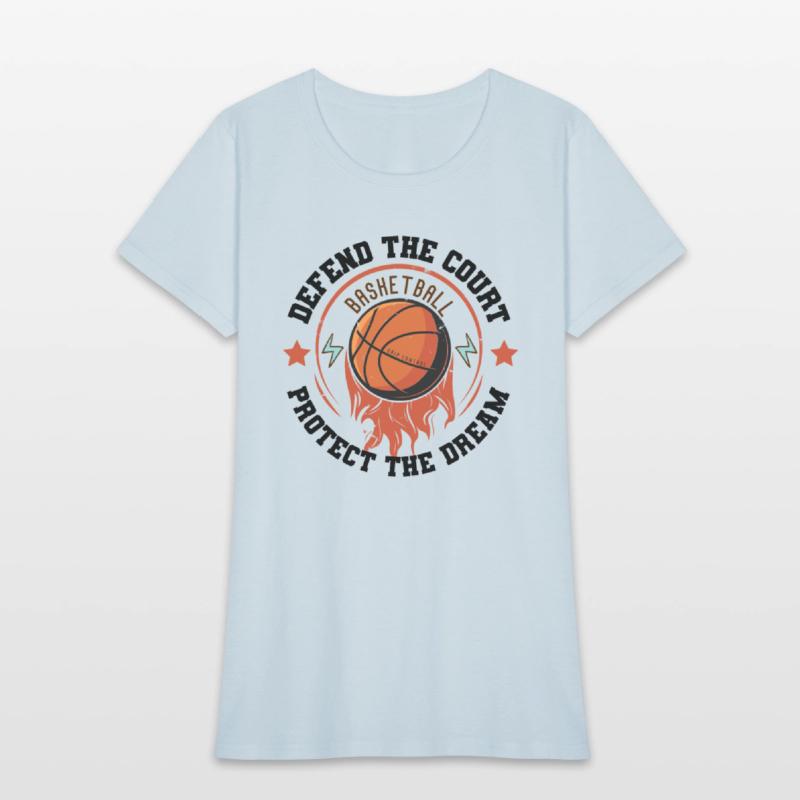 Defend The Court Basketball Design