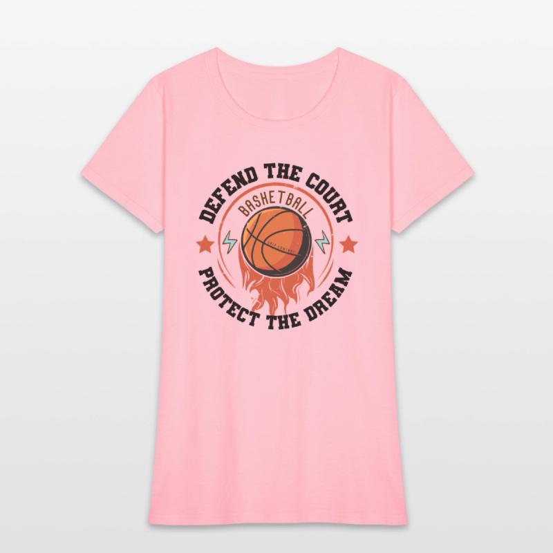 Defend The Court Basketball Design