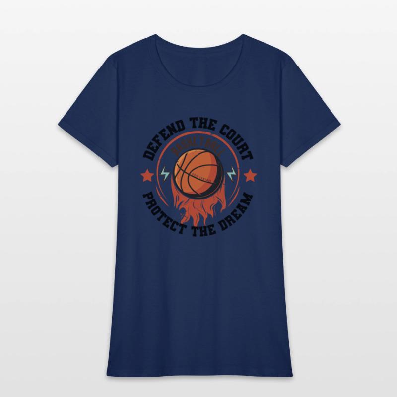 Defend The Court Basketball Design