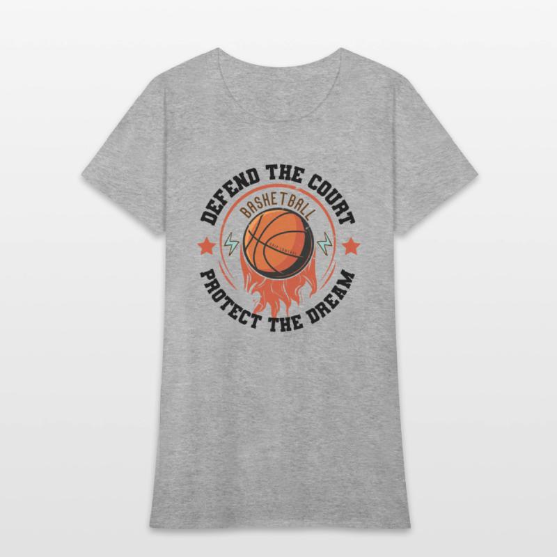 Defend The Court Basketball Design