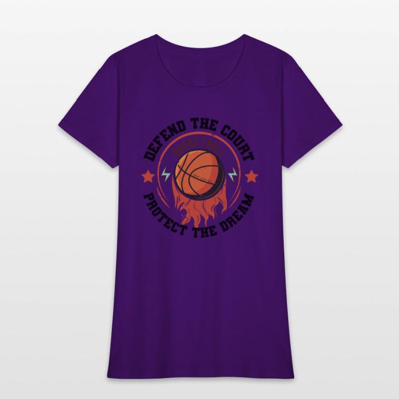 Defend The Court Basketball Design