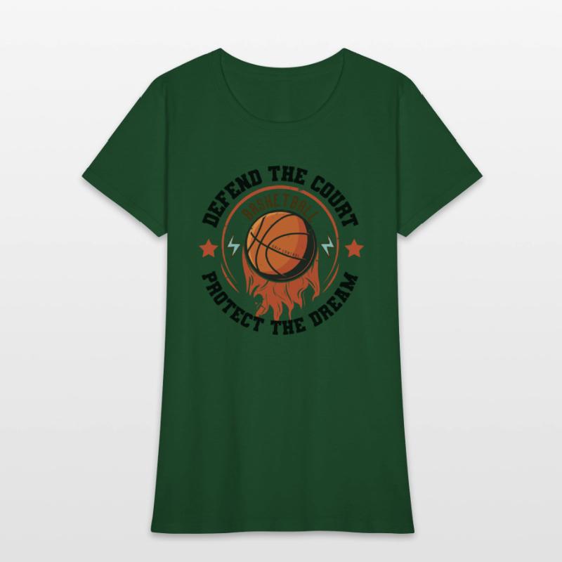 Defend The Court Basketball Design
