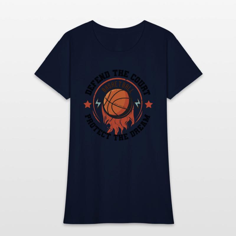 Defend The Court Basketball Design