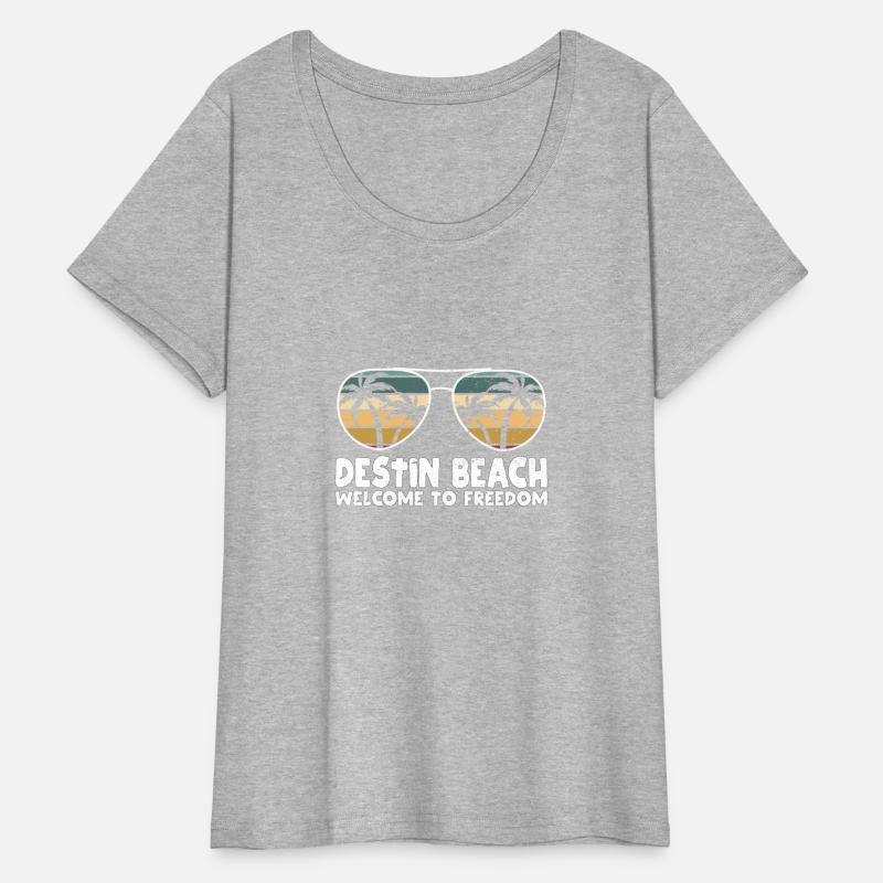 Destin Beach Welcome to Freedom Vacation Sayings T
