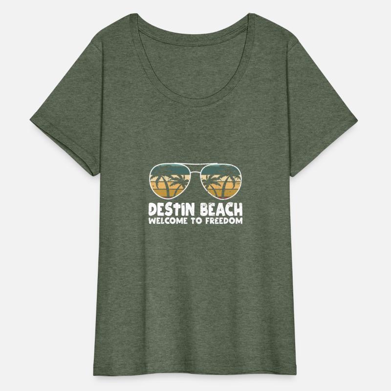 Destin Beach Welcome to Freedom Vacation Sayings T