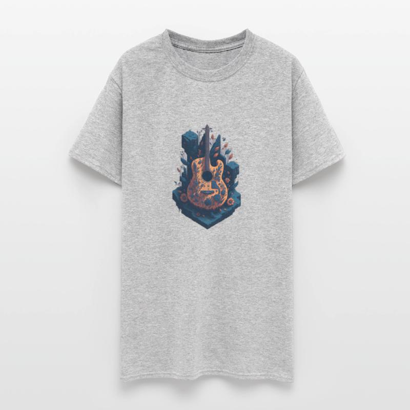 Detailed guitar flowers