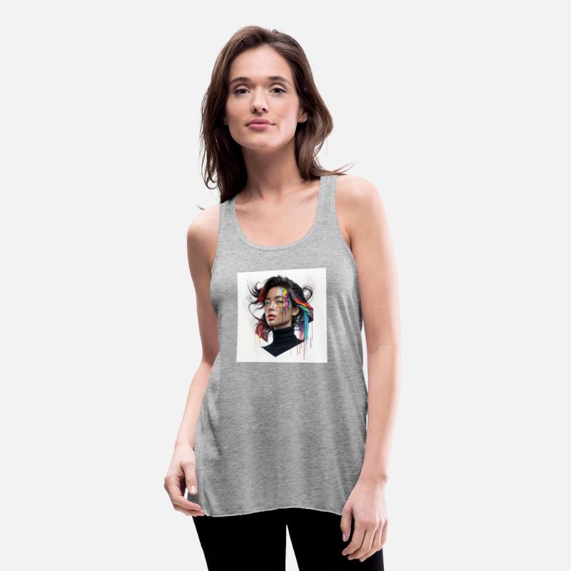 Digital Art Of An Asian Model