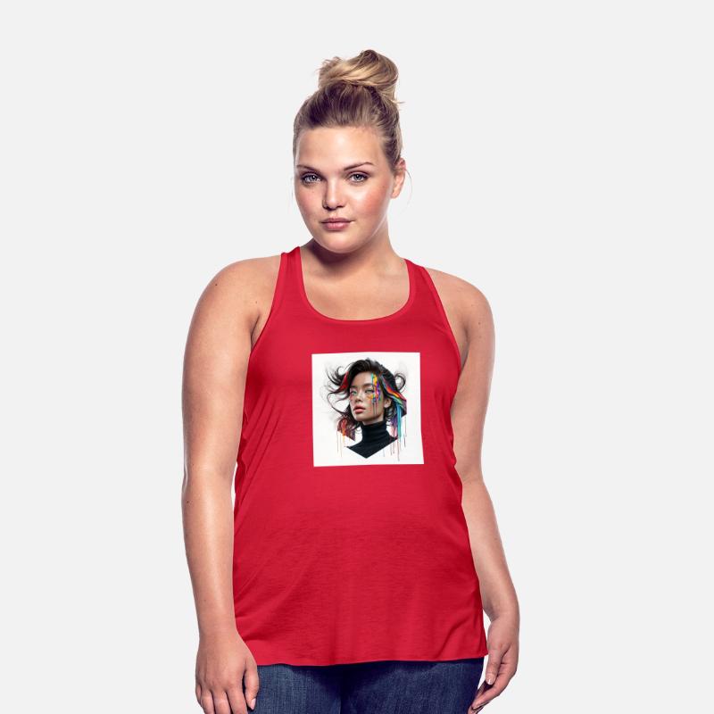 Digital Art Of An Asian Model