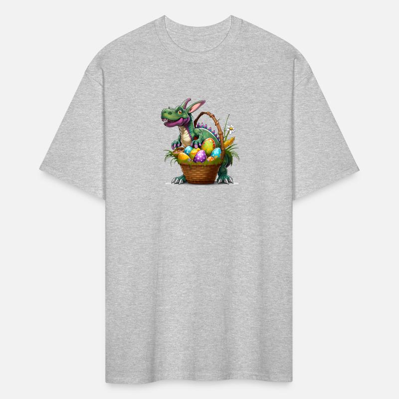 Dinosaur With Bunny Easter Egg Basket