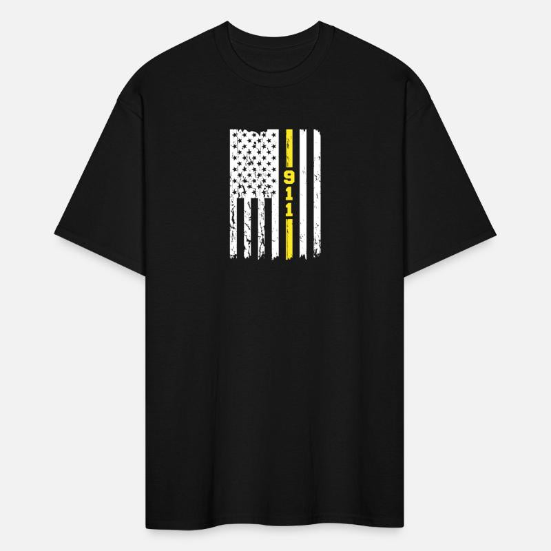 Dispatcher 911 American Flag Usa First Responder