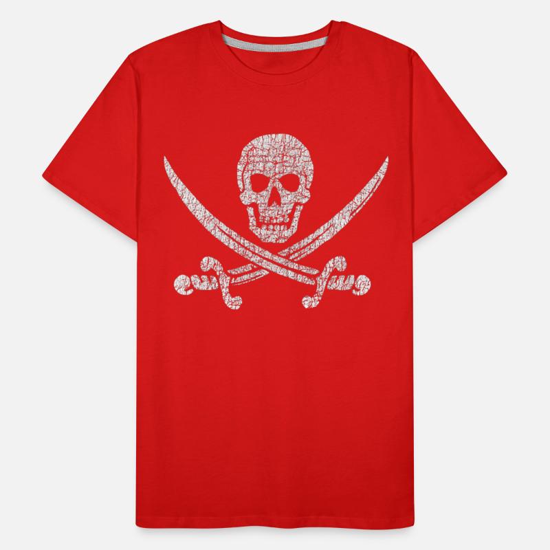 Distressed Jolly Roger - Classic Pirate Flag