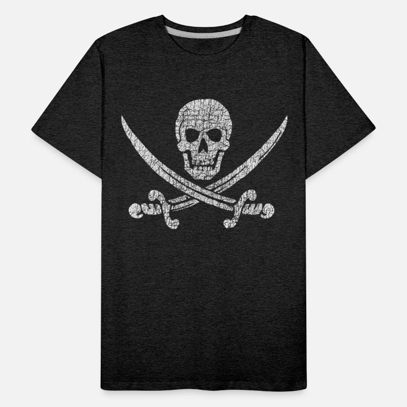 Distressed Jolly Roger - Classic Pirate Flag